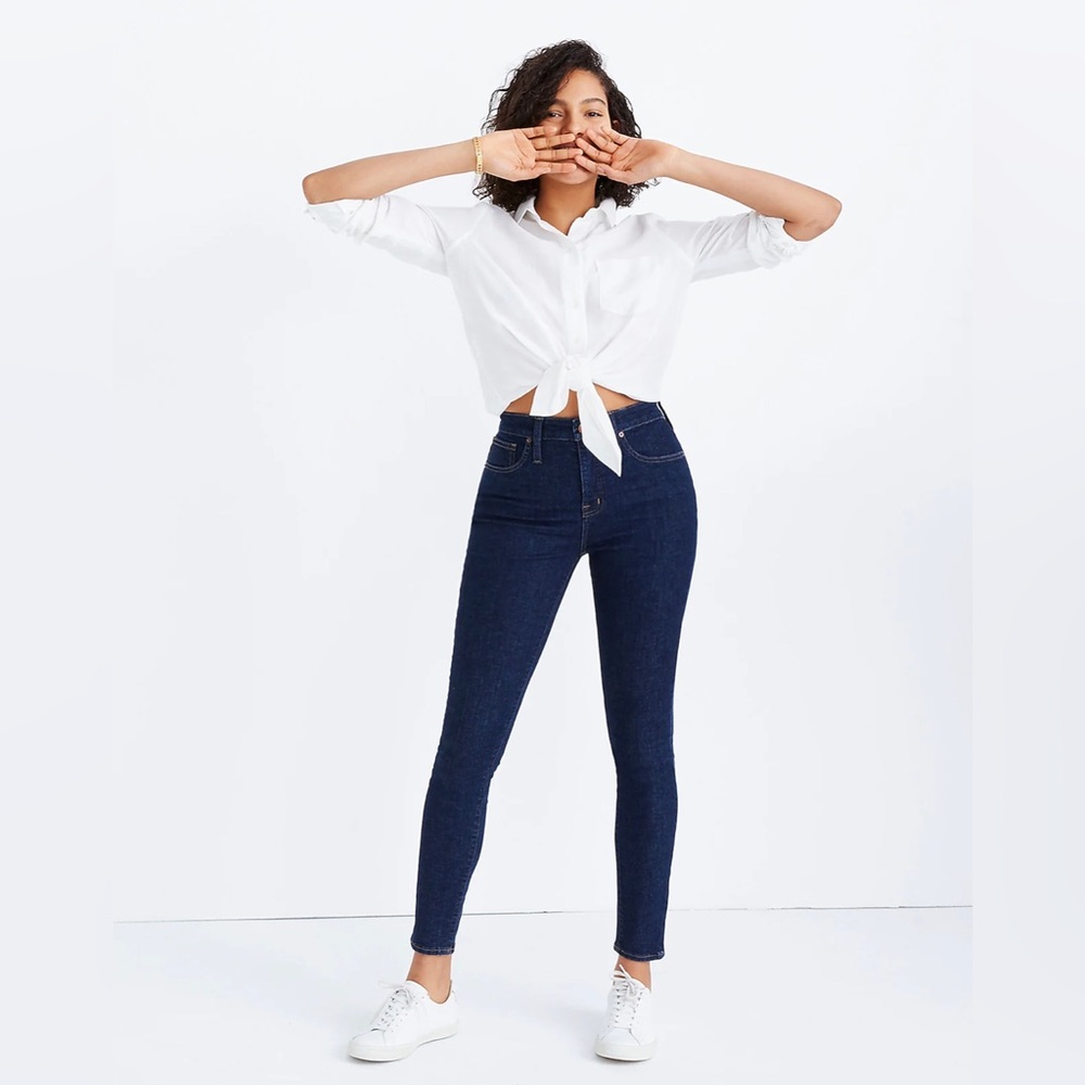 Madewell Jeans Curvy High Rise Skinny Size 23 NWT